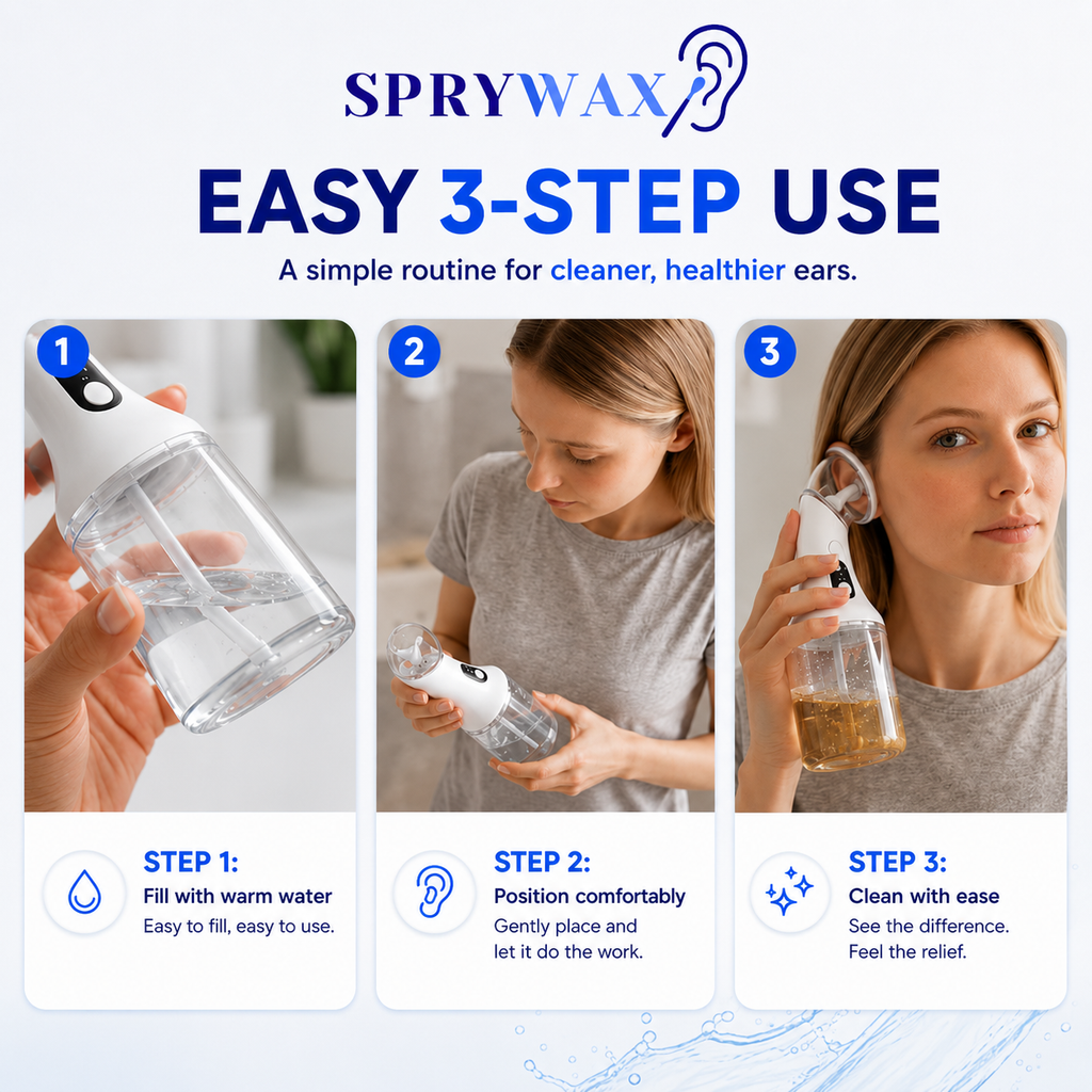 SpryWax™ Electric Ear Cleaning Irrigator