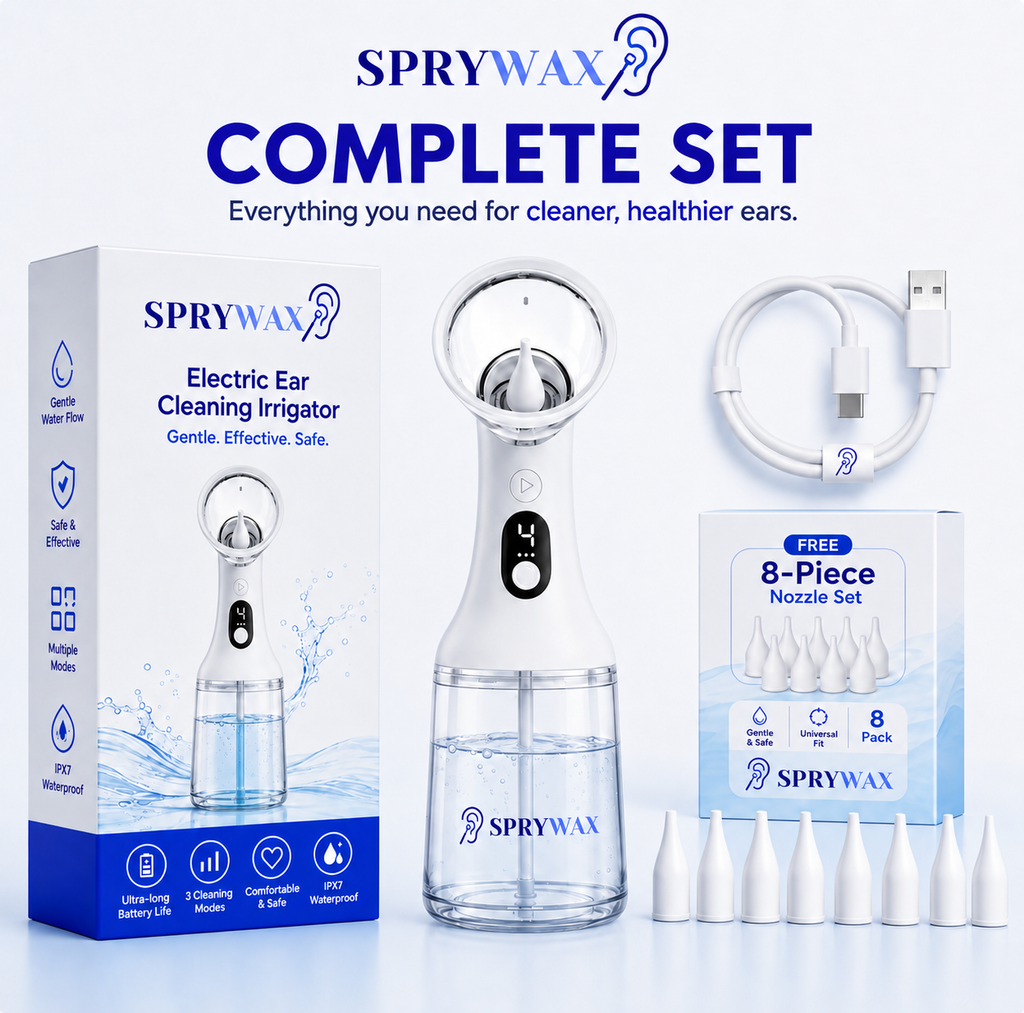 SpryWax™ Electric Ear Cleaning Irrigator